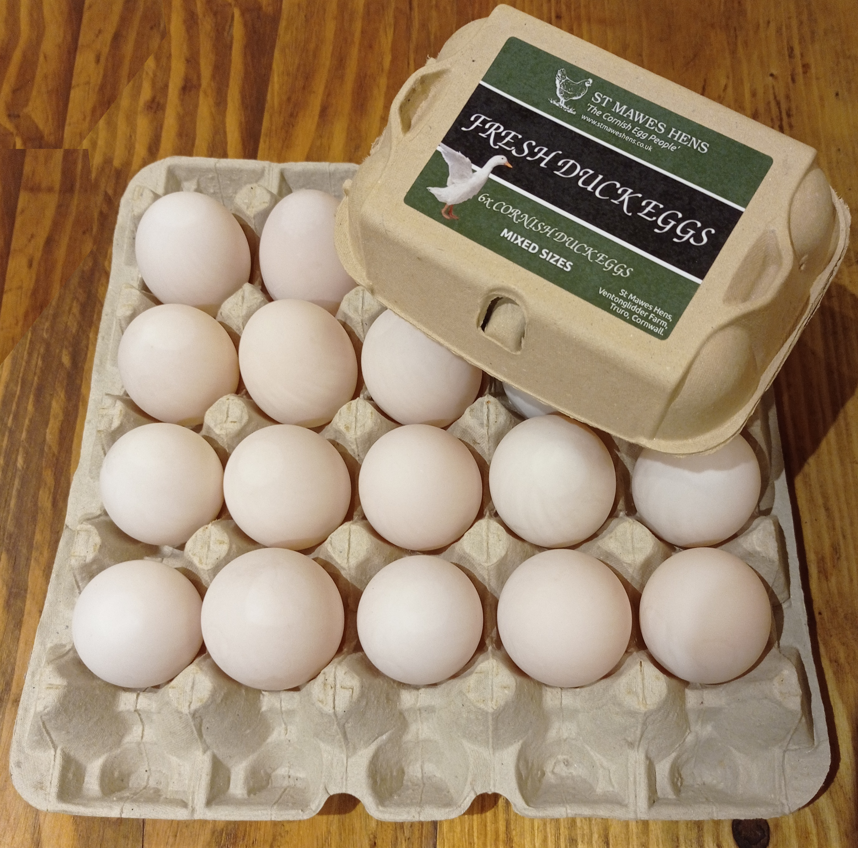 Box of Duck Eggs